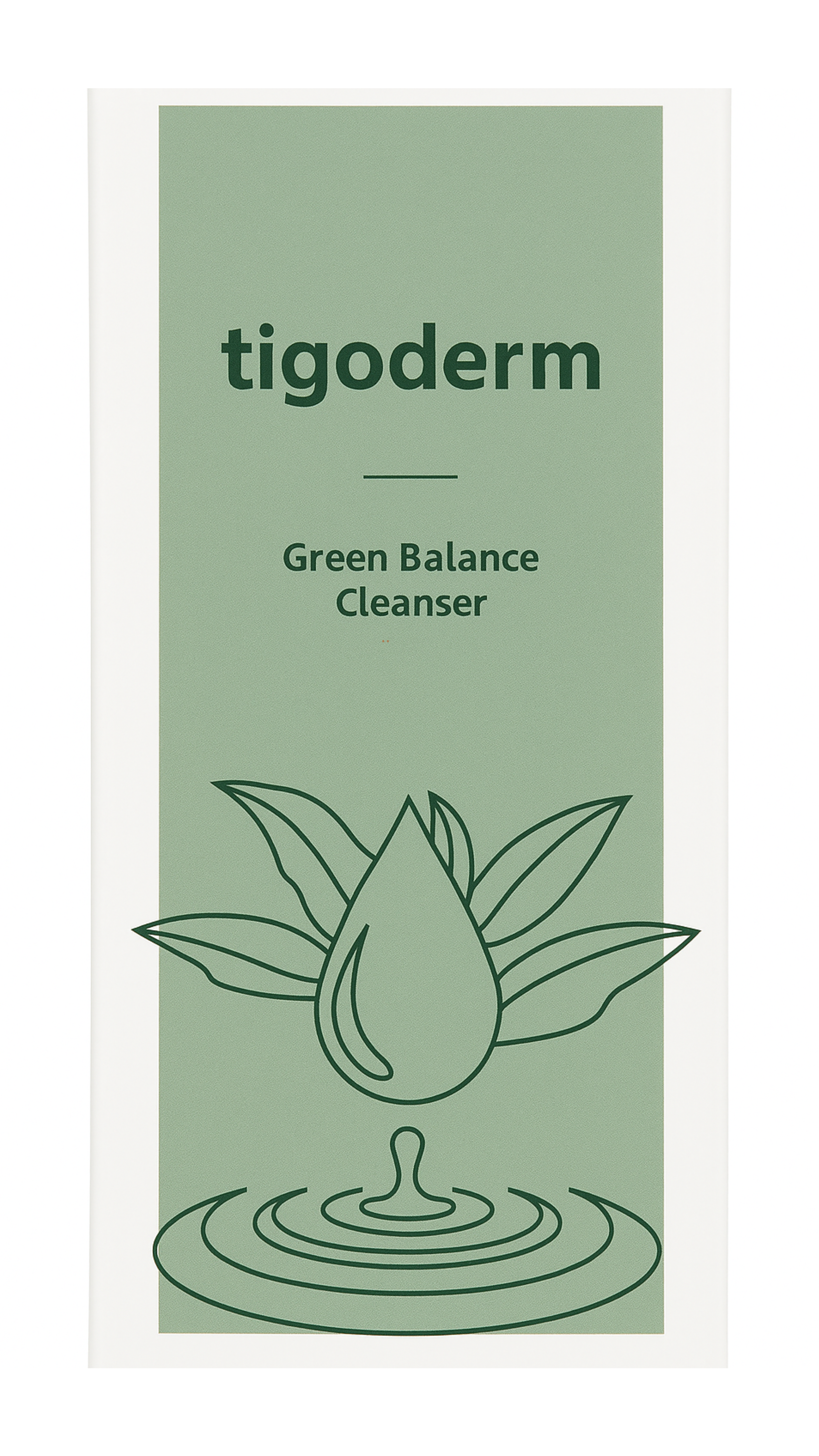 Gentle Facial Cleansing Gel – Green Tea Extract & Hyaluronic Care (100 ml) | tigoderm